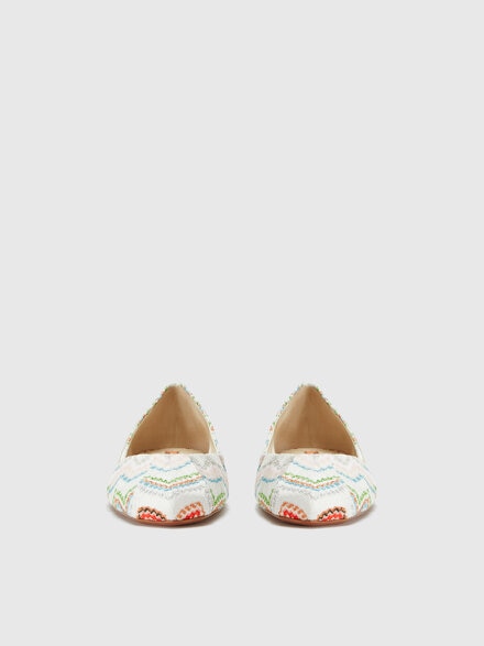 Women's zig zag ballerinas, Multicoloured  - LS25SY0VBV00HOSM9U1