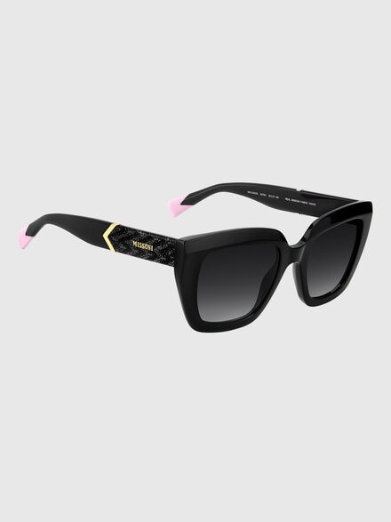 Missoni DNA squared acetate sunglasses, Multicoloured  - 8053147741680