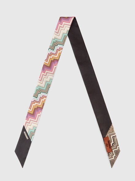 Pañuelo de bolsillo con motivo en zigzag, Multicolor  - LS25WS0NBV00IHSM67R