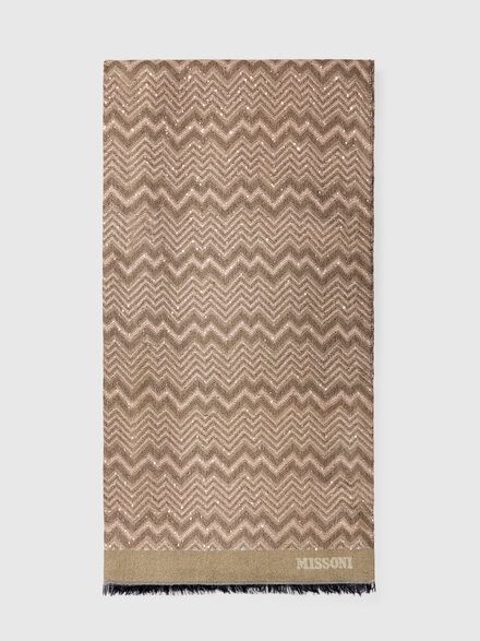 Modal-blend stole, Multicoloured  - LS25WS11BV00IHSM67T