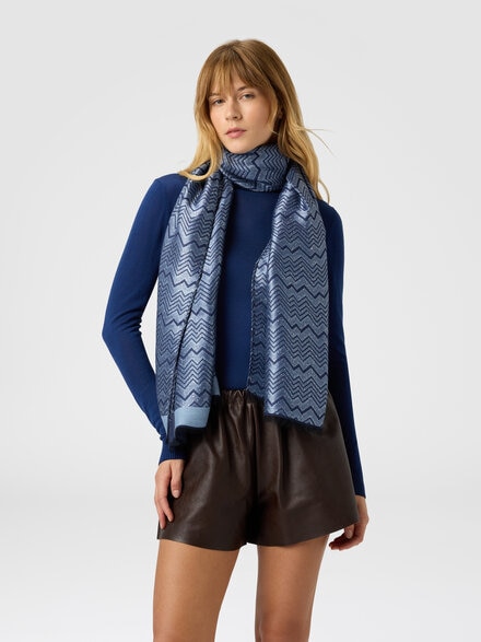 Modal-blend stole, Multicoloured  - LS25WS11BV00IHSM67U