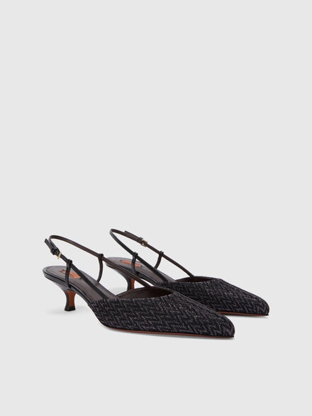 Clogs mit Chevron-Muster, Mehrfarbig  - LS25WY07BV00INS91RI