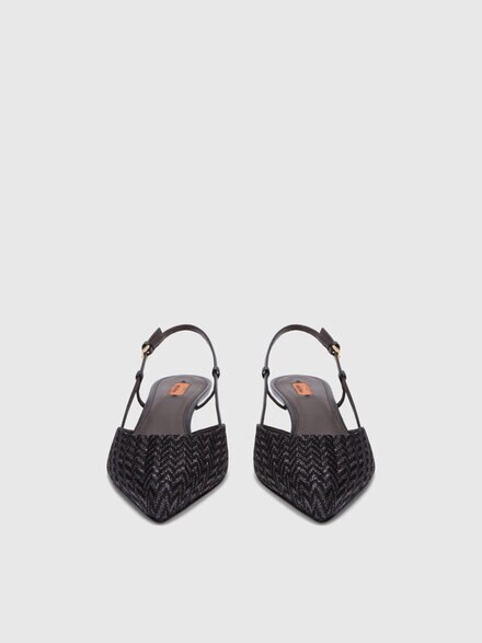 Clogs mit Chevron-Muster, Mehrfarbig  - LS25WY07BV00INS91RI