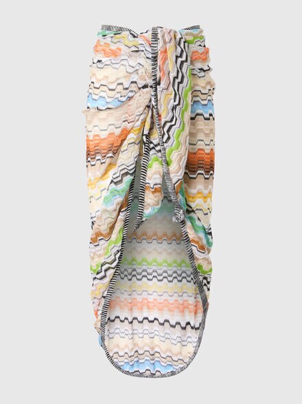 Pareo largo en viscosa pura, Multicolor  - LS26SQ0CBV00JDSM67U