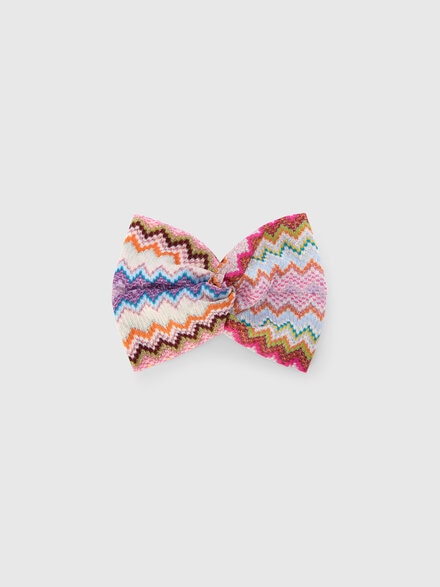 Headband with pixel-effect zigzag pattern, Multicoloured  - LS26SS1VBV00J1SM67U