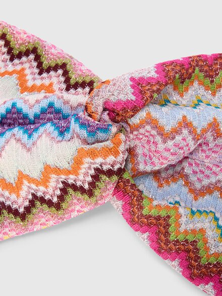 Headband with pixel-effect zigzag pattern, Multicoloured  - LS26SS1VBV00J1SM67U