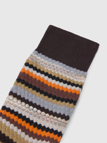 Calzini media lunghezza con motivo waffle, Multicolore  - LS26SS38BV00J2SM67R