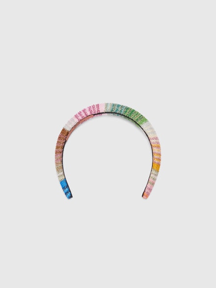 Cerchietto per capelli in misto viscosa, Multicolore  - LS26SS6UBV00J1SM67U