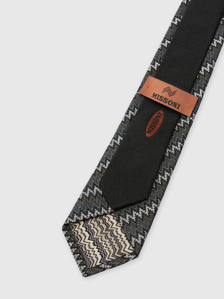 Lam&eacute; silk tie, Multicoloured  - LS26SS6VBV00J2SM67S