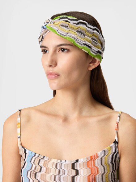 Diadema en viscosa pura, Multicolor  - LS26SS7BBV00JDSM67U