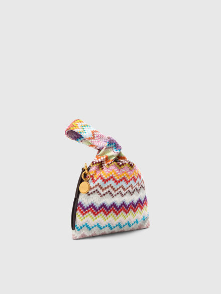 Bolso de mano de viscosa lam&eacute;, Multicolor  - LS26SX08BV00J4SM9H9