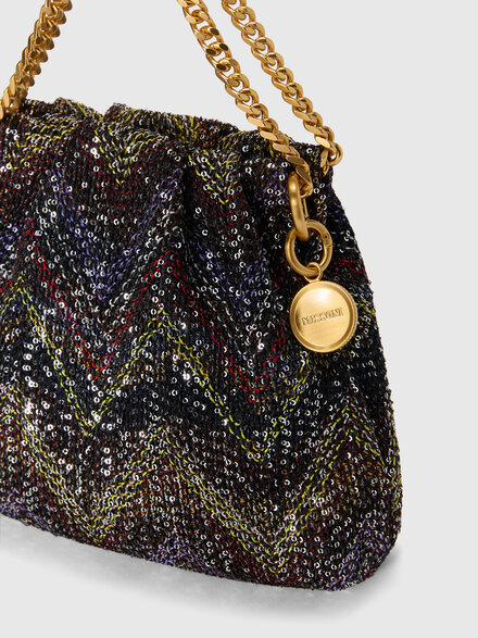 Clutch aus Lam&eacute;-Viskose, Mehrfarbig  - LS26SX09BV00J4SMSND