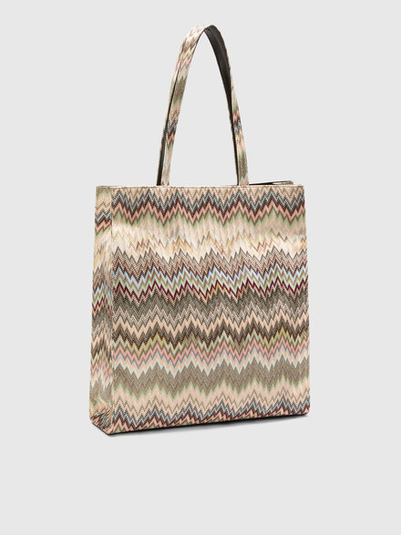 Bolso shopper de viscosa, Beige - LS26SX0DBV00J4S01M3