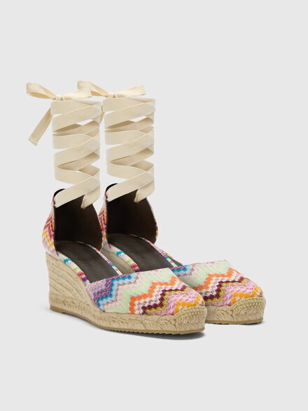Women&rsquo;s espadrilles, Multicoloured  - LS26SY0QBV00J6SM9H9