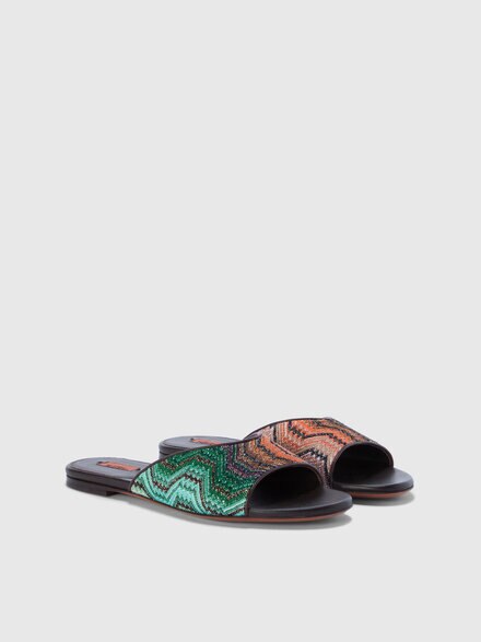 Women&rsquo;s sandals, Multicoloured  - LS26SY1HBV00JGSMSQE