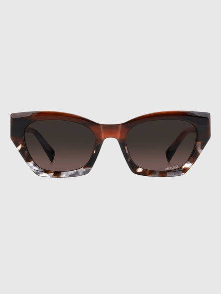 Missoni Seasonal rectangular acetate sunglasses, Multicoloured  - LS26W001BV008BS80GB