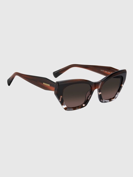 Missoni Seasonal rectangular acetate sunglasses, Multicoloured  - LS26W001BV008BS80GB