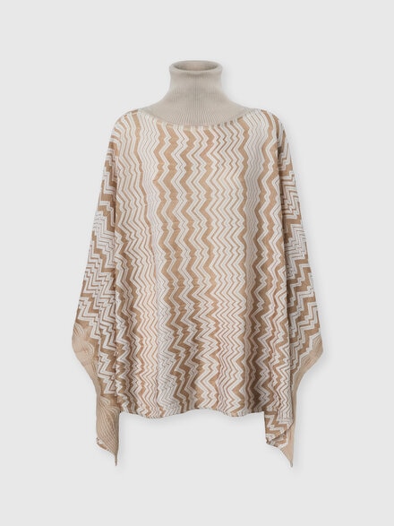 Capa en mezcla de viscosa zig zag, Multicolor  - LS26WC06BV00JMSM67T