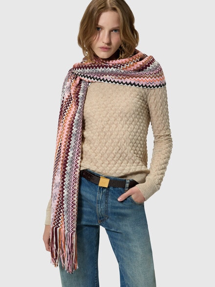 高級素材のレディースマフラー、スカーフ、ストール | Missoni