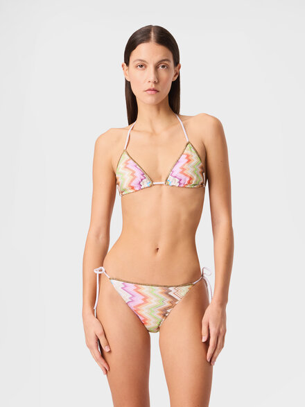 Bikini mit Zickzack-Print, Mehrfarbig  - MC22SP00BR015HSMSNZ