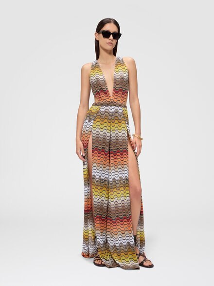 Mono largo con motivo greca, Multicolor  - MC25SG04BR015DS91SC