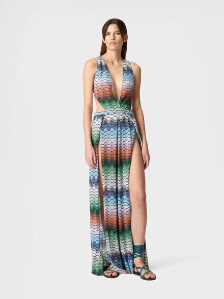Mono largo con motivo greca, Multicolor  - MC25SG04BR015DSMSNQ
