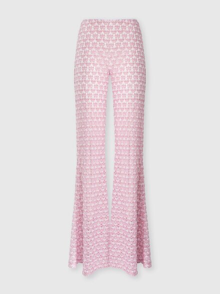Pantalones de encaje de cintura baja, Rosa  - MC25SI00BR012TS30GH