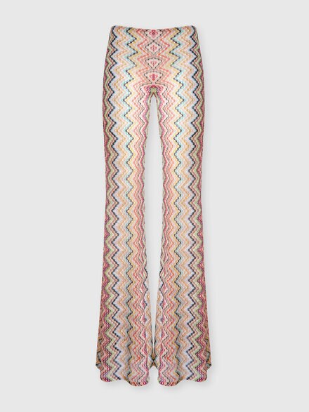 Pantalones flare con motivo estampado, Multicolor  - MC25SI00BR015GSMSOK