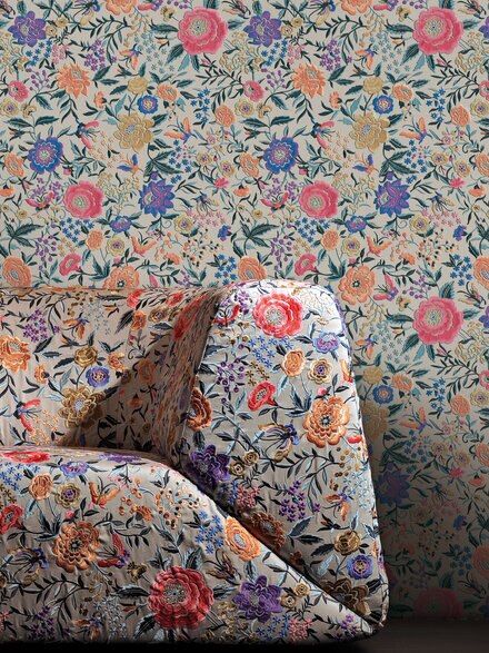 Oriental Garden Wallpaper 10x0,52 mt, Multicoloured  - MD000029BV009TSM73M