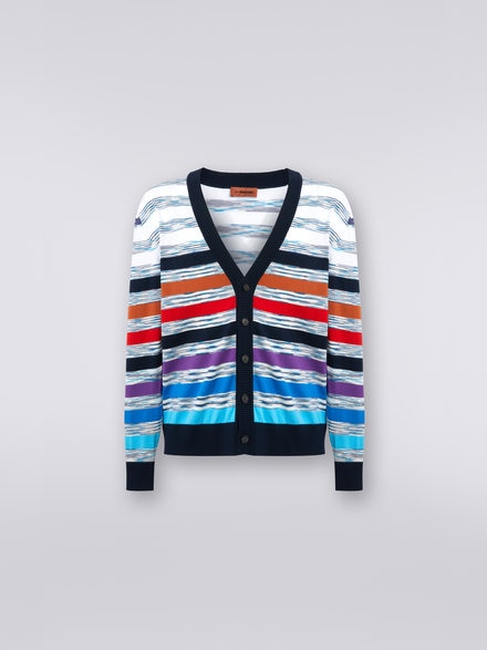 CARDIGAN CON BOTTONI, Multicoloured - US23SM0UBK024MSM8UW