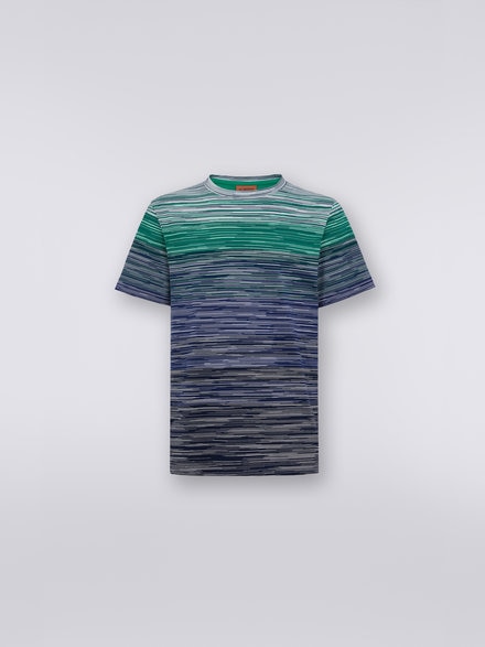 Slub cotton jersey T-shirt , Multicoloured  - US23WL07BJ00E5SM8Z2