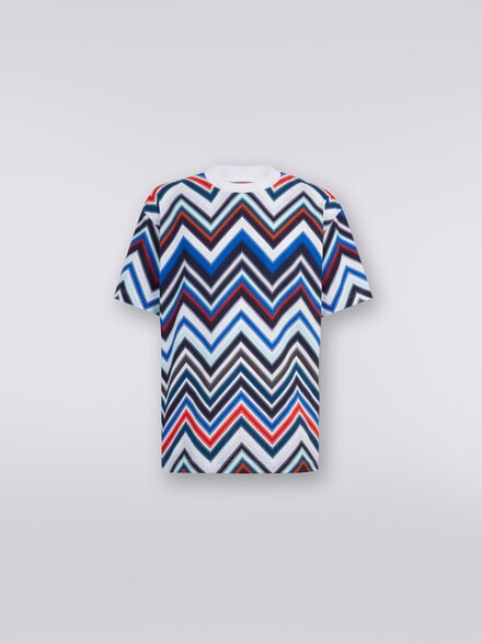 Missoni T-shirt cropped con logo frontale MU8A81-Z0082