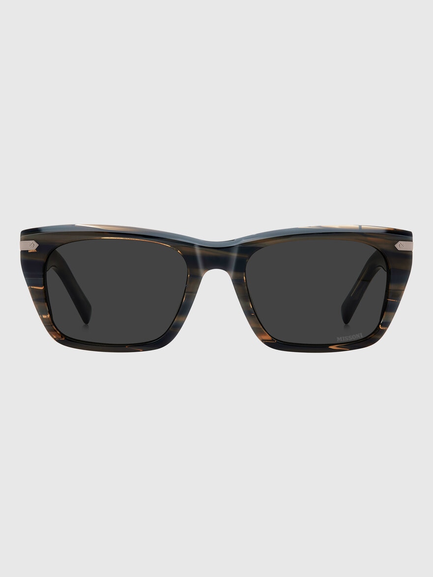 Missoni Seasonal rectangular acetate sunglasses