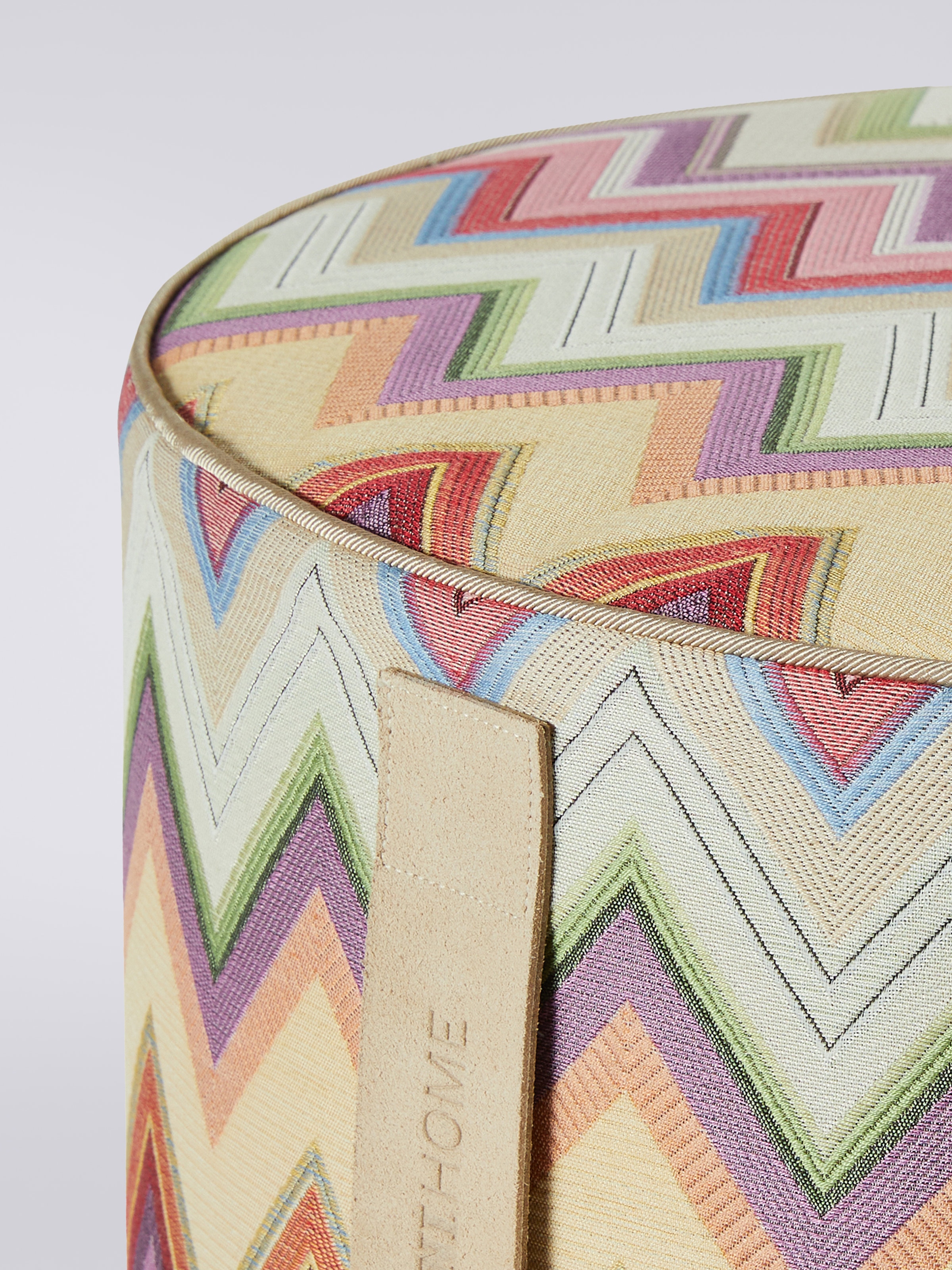 Agadir cylindrical pouffe 40x30 cm, Multicoloured  - 2