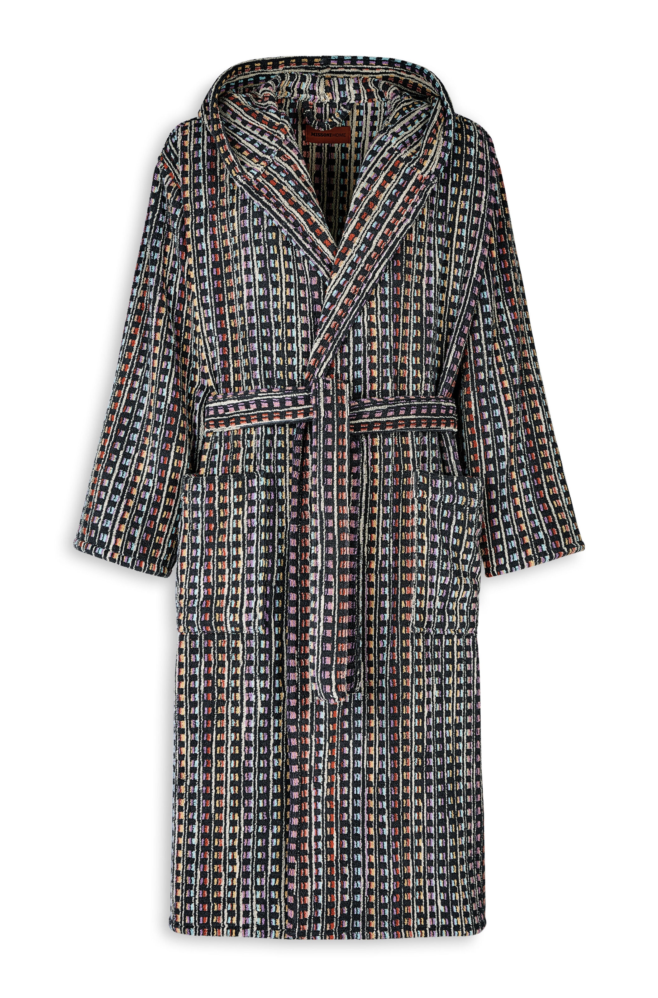 Benji bathrobe, VIOLA MULTICOLOR - 0