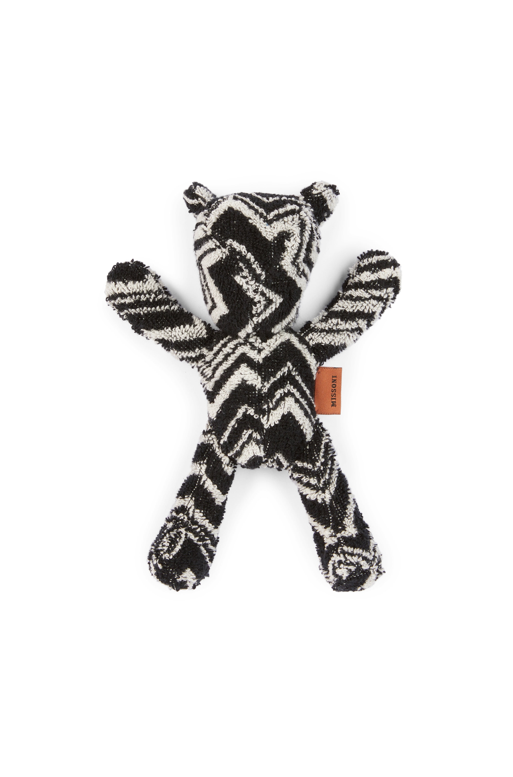Puppet Keith Brown Bear, Black & White - 0