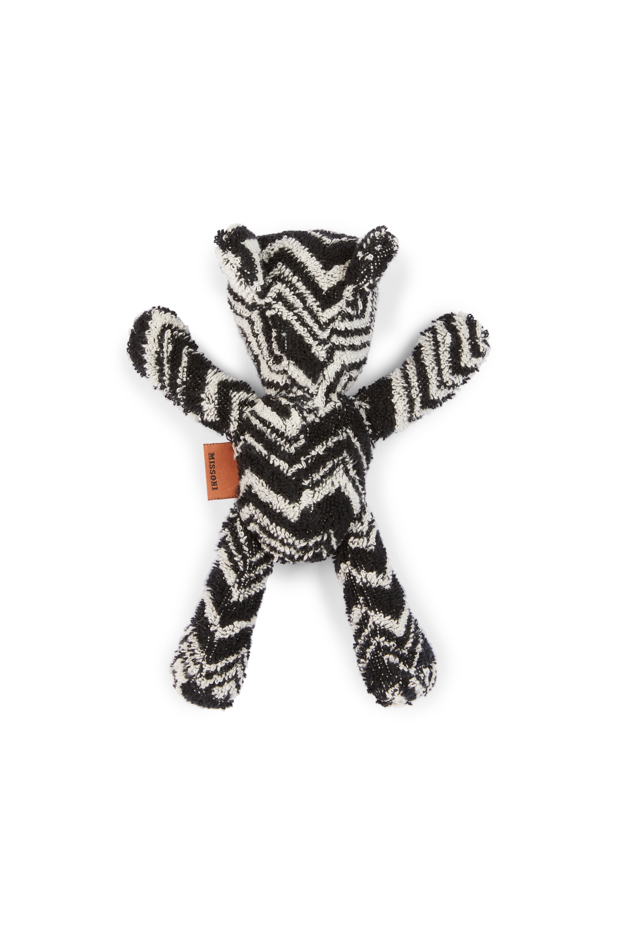 Puppet Keith Brown Bear, Black & White - 1
