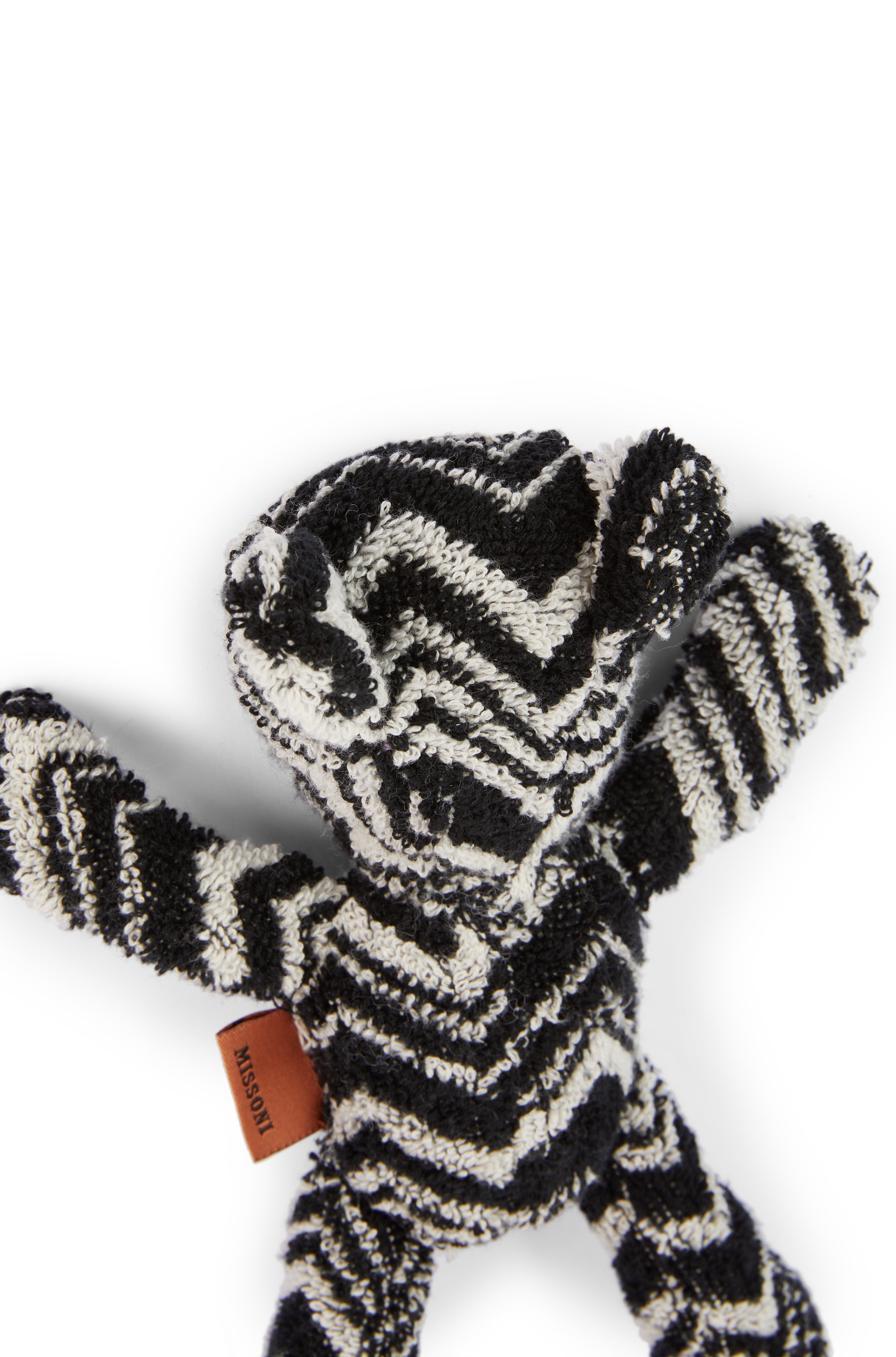 Puppet Keith Brown Bear, Black & White - 2