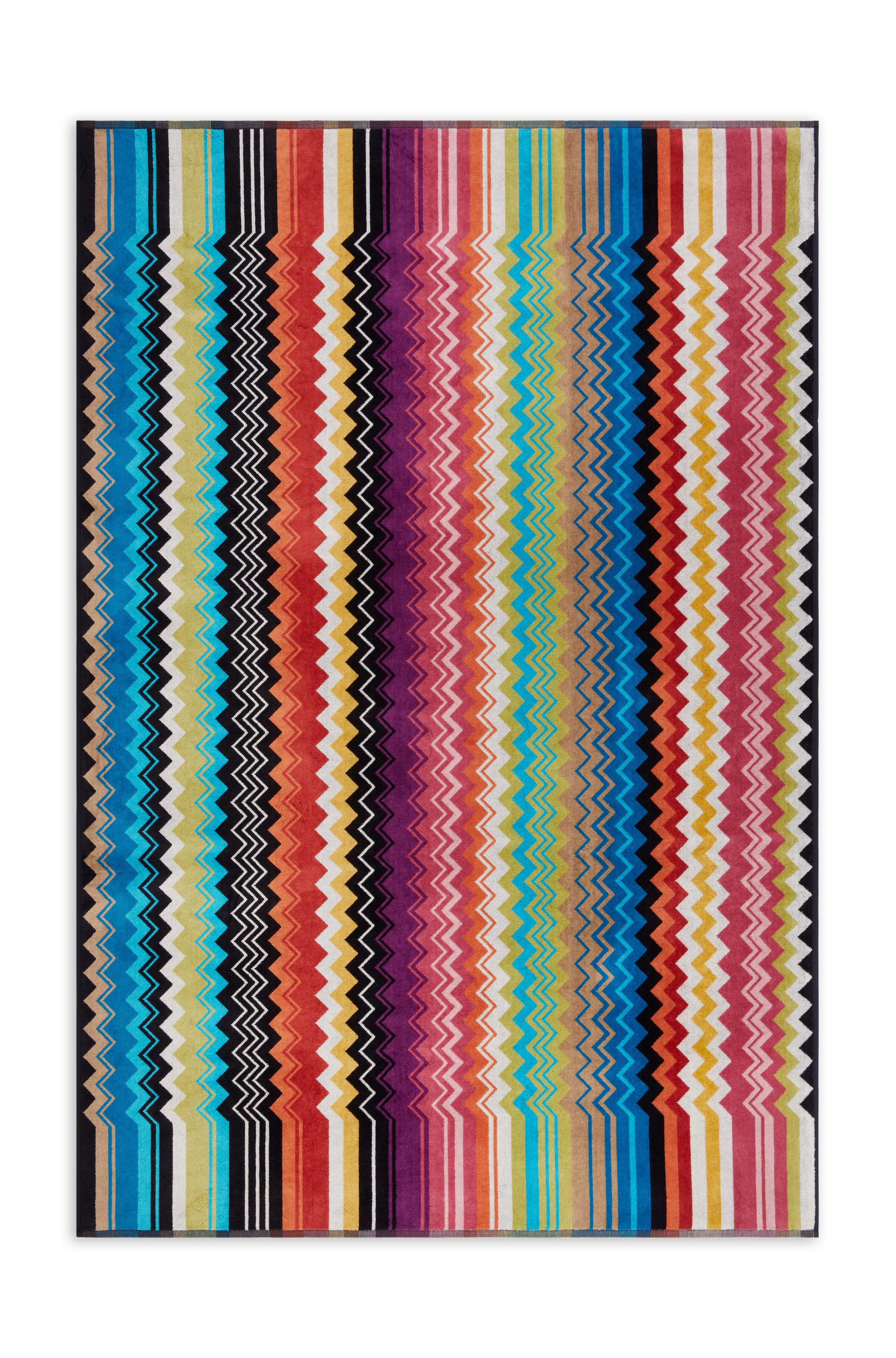 BRADLEY BATH SHEET, VIOLA MULTICOLOR - 3