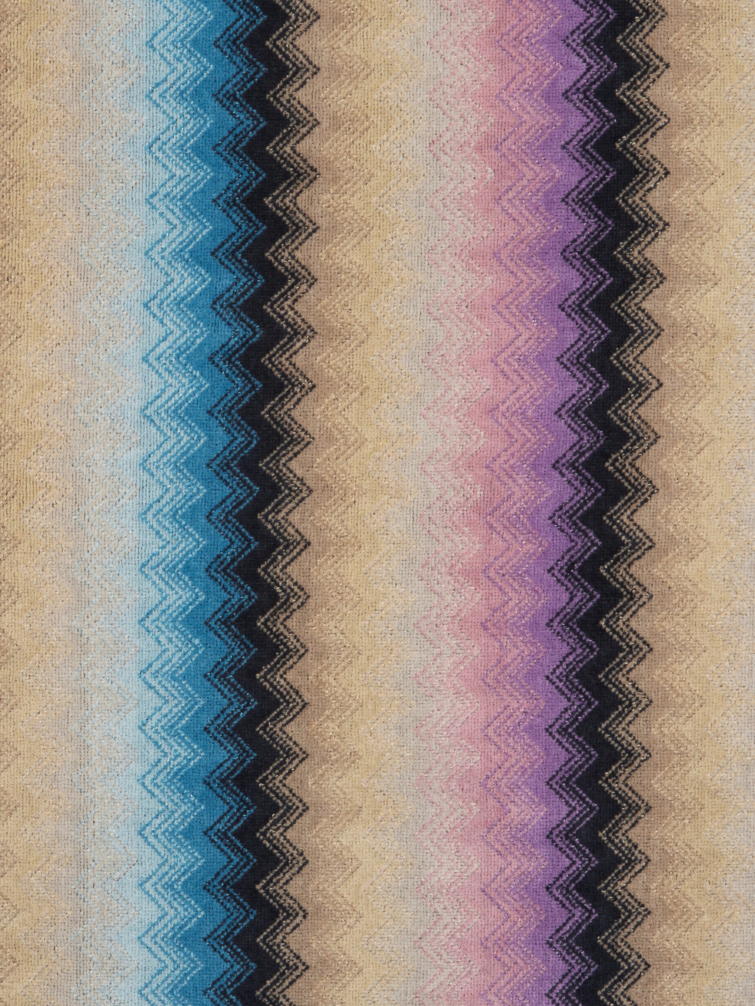 2-piece Byron bath towel set in cotton terry, Multicoloured  - 3