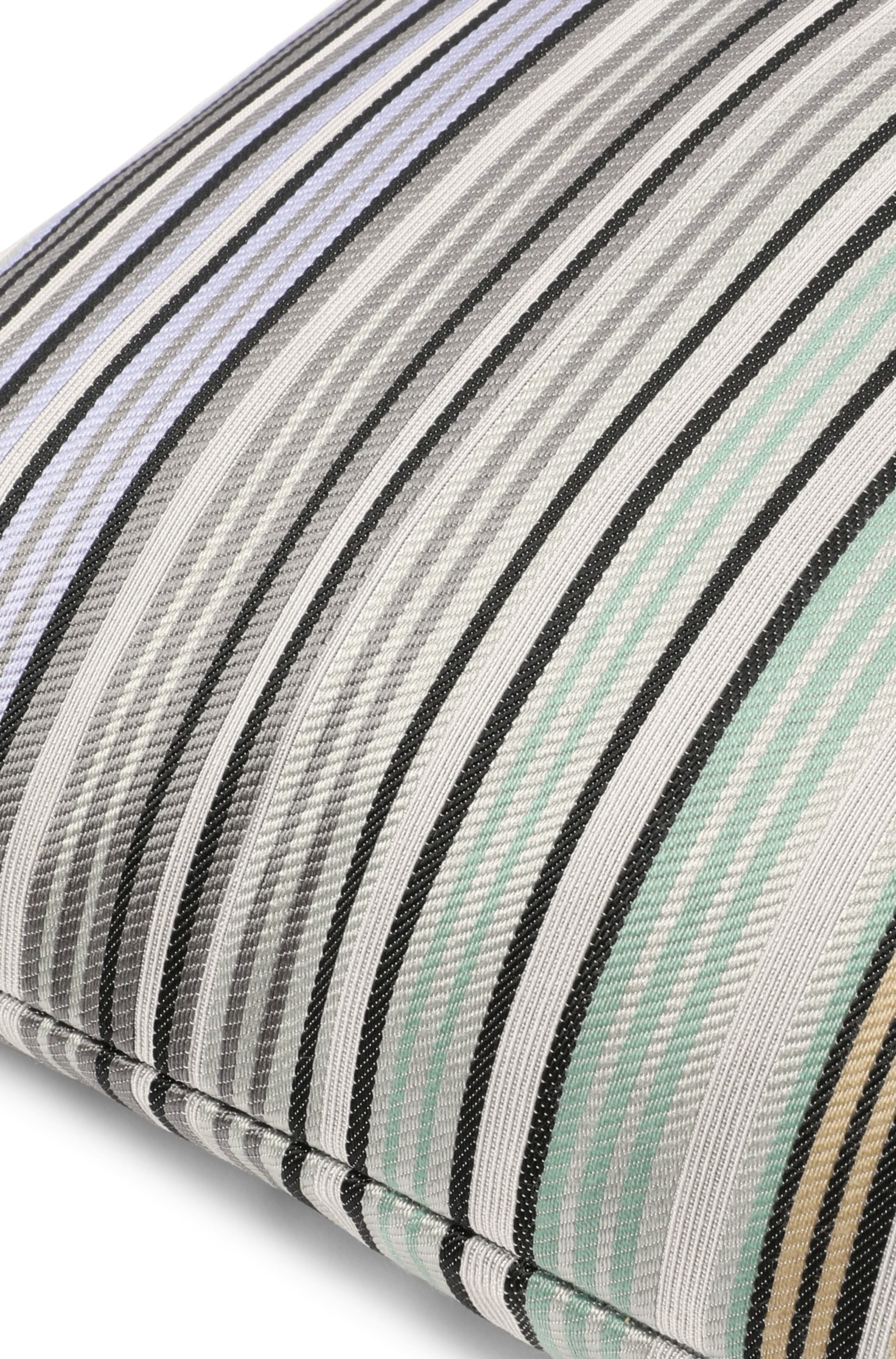 Brighton rectangular cushion 30x60 cm, Black Multicoloured  - 3
