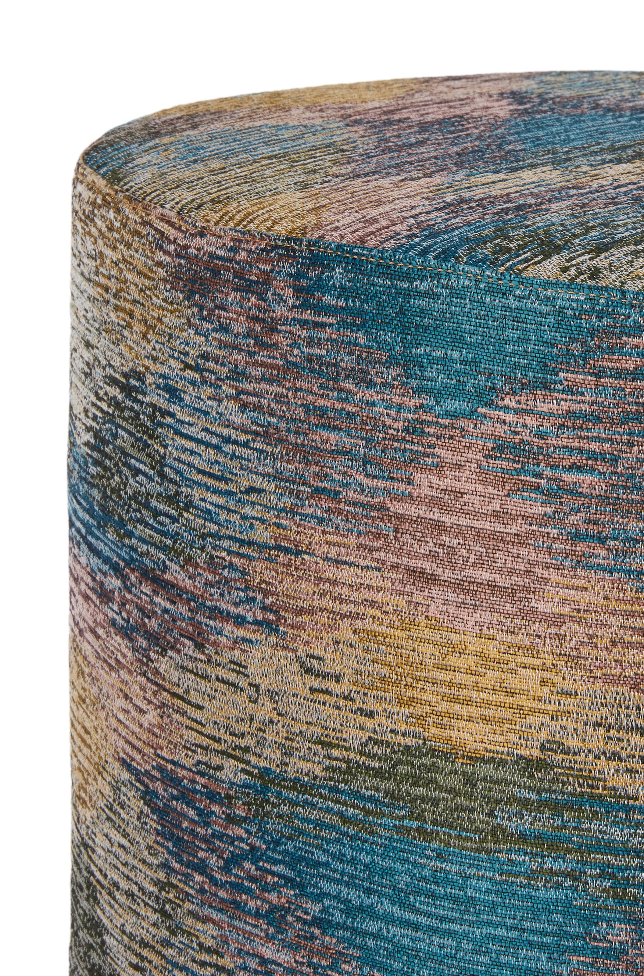 BANGKOK CYLINDER POUF, VIOLA MULTICOLOR - 1