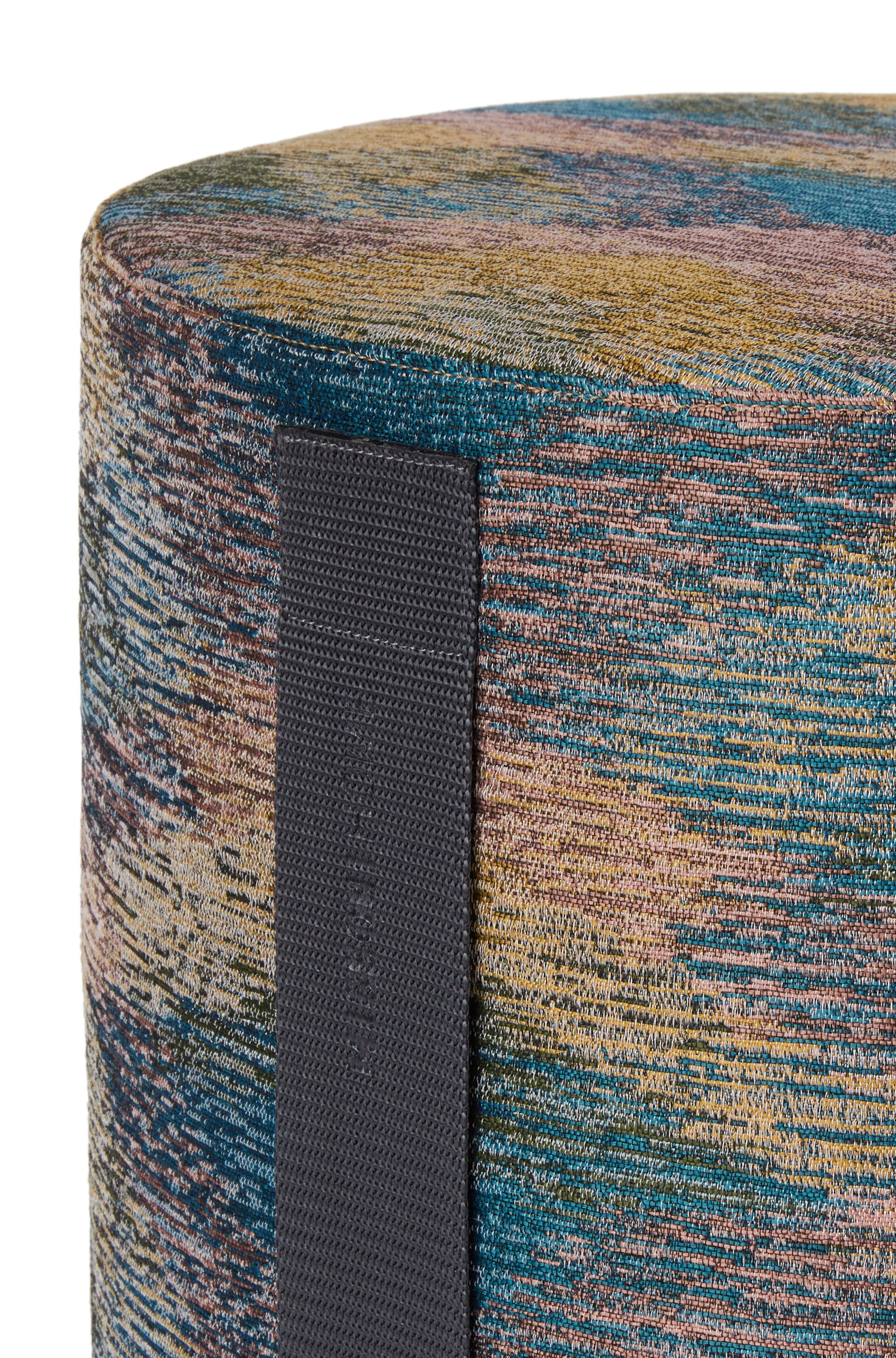 BANGKOK CYLINDER POUF, VIOLA MULTICOLOR - 3