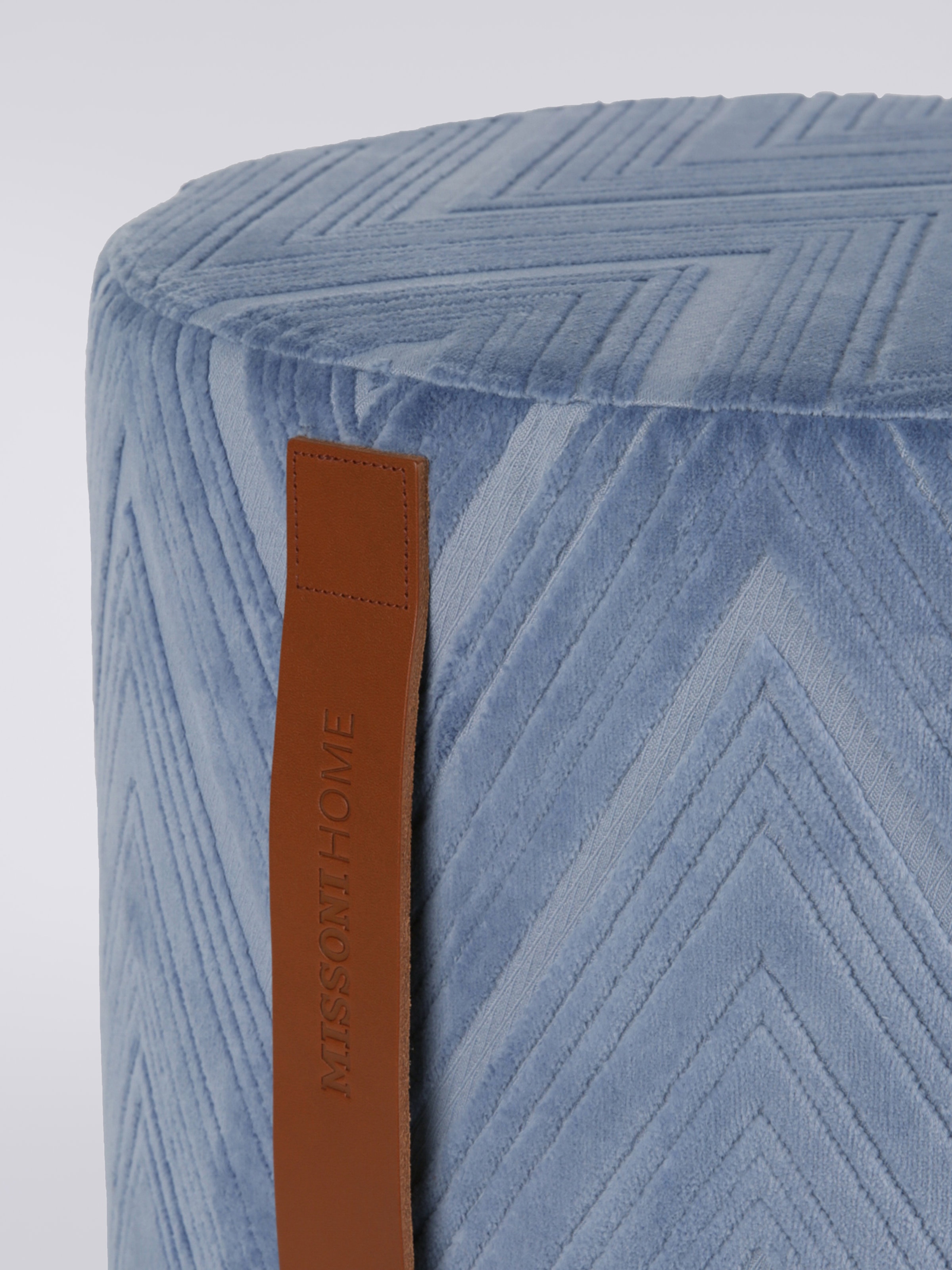 Basel cylindrical pouffe 40x30 cm, Multicoloured  - 2