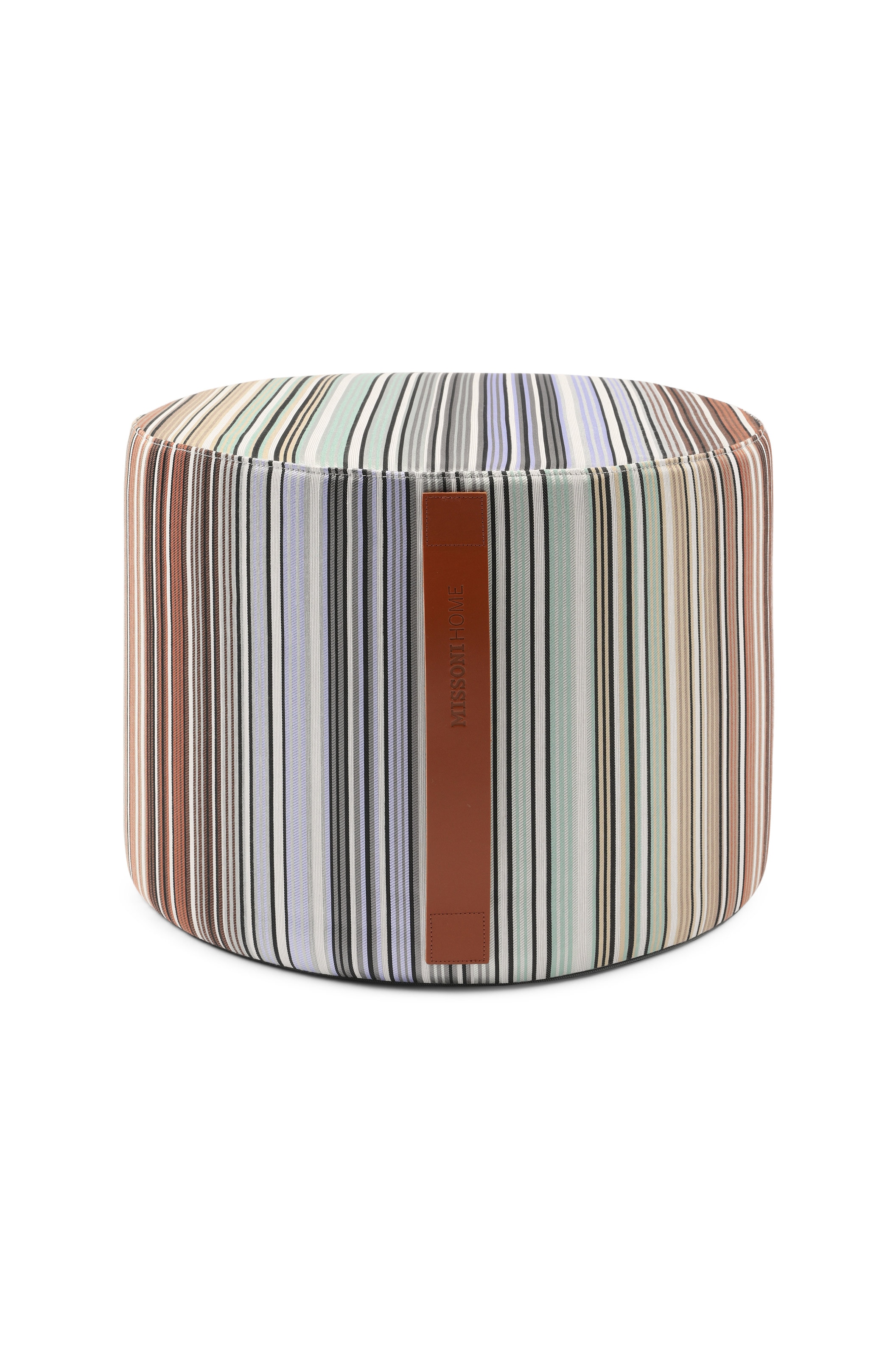 Brighton cylindrical pouffe 40x30 cm, Multicoloured  - 0