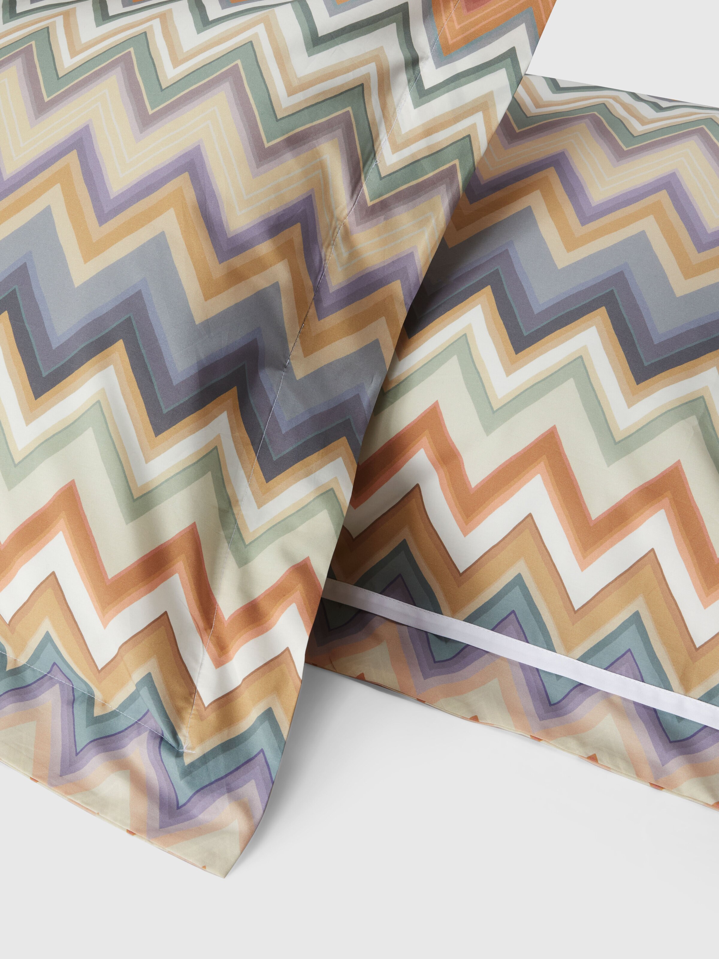 Par de fundas de almohada Andres de algodón a espigas, Negro    - 2