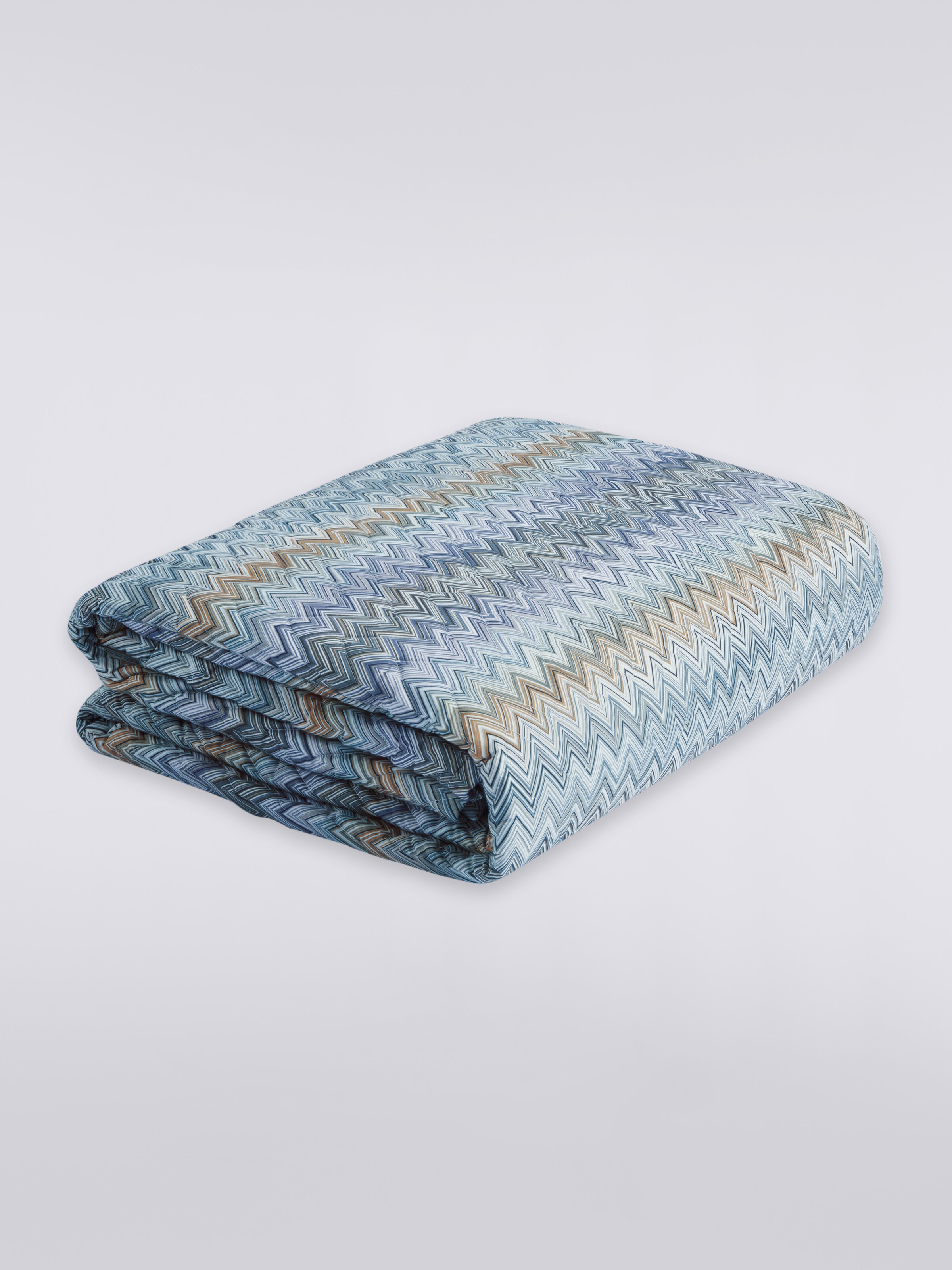 John quilt 260x270 cm, Turquoise  Multicoloured  - 0