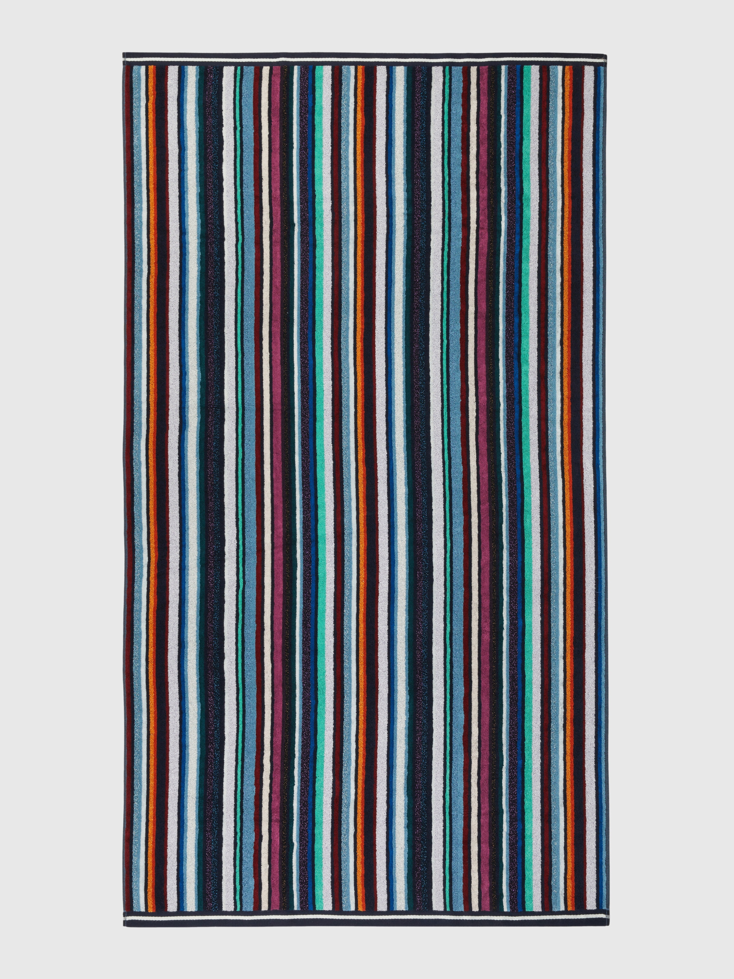 Chandler 100x180 cm terry beach towel with lurex, Blue - 1