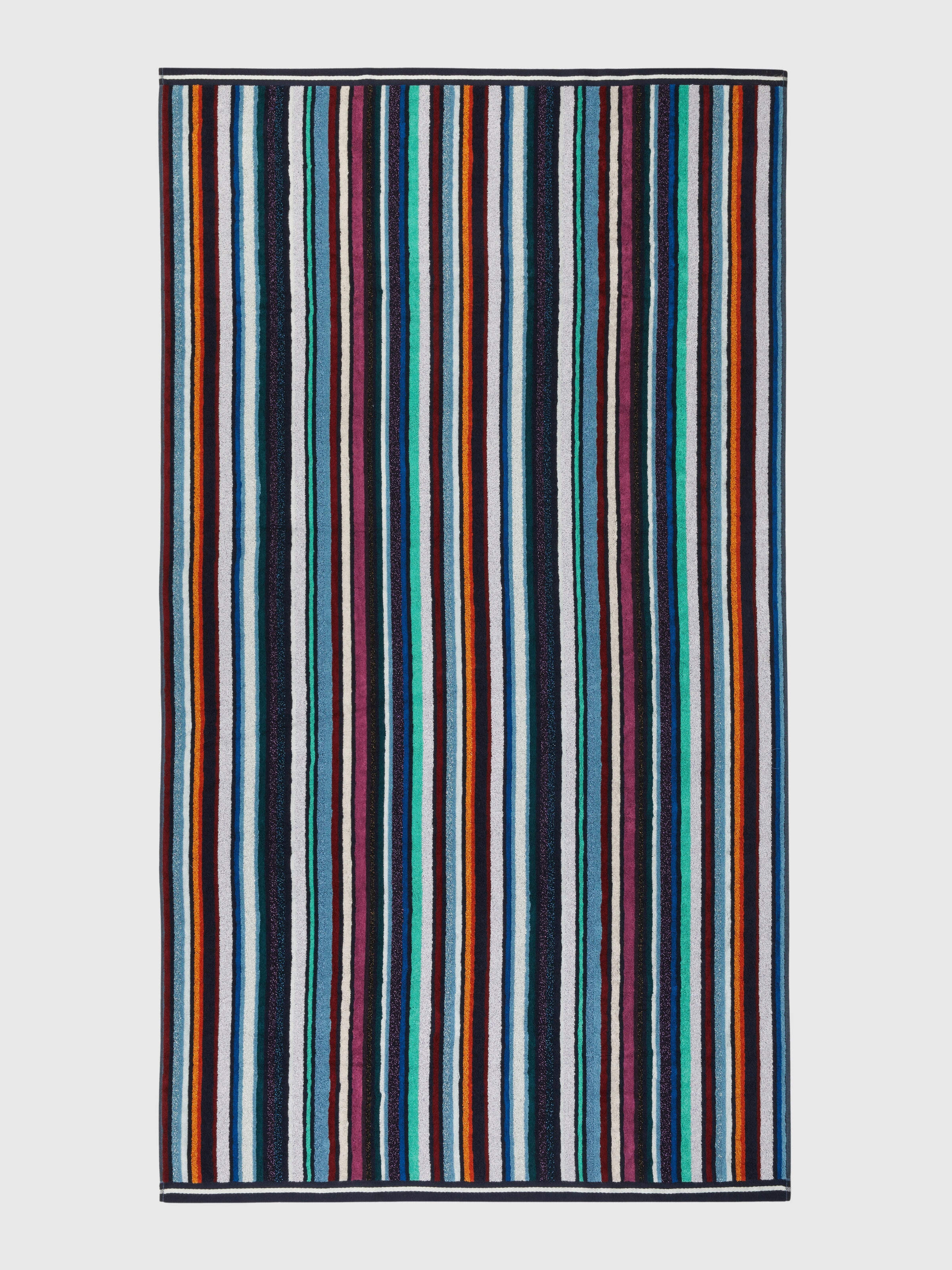 Toalla de playa Chandler 100×180 cm de rizo con lúrex, Azul Oscuro - 1