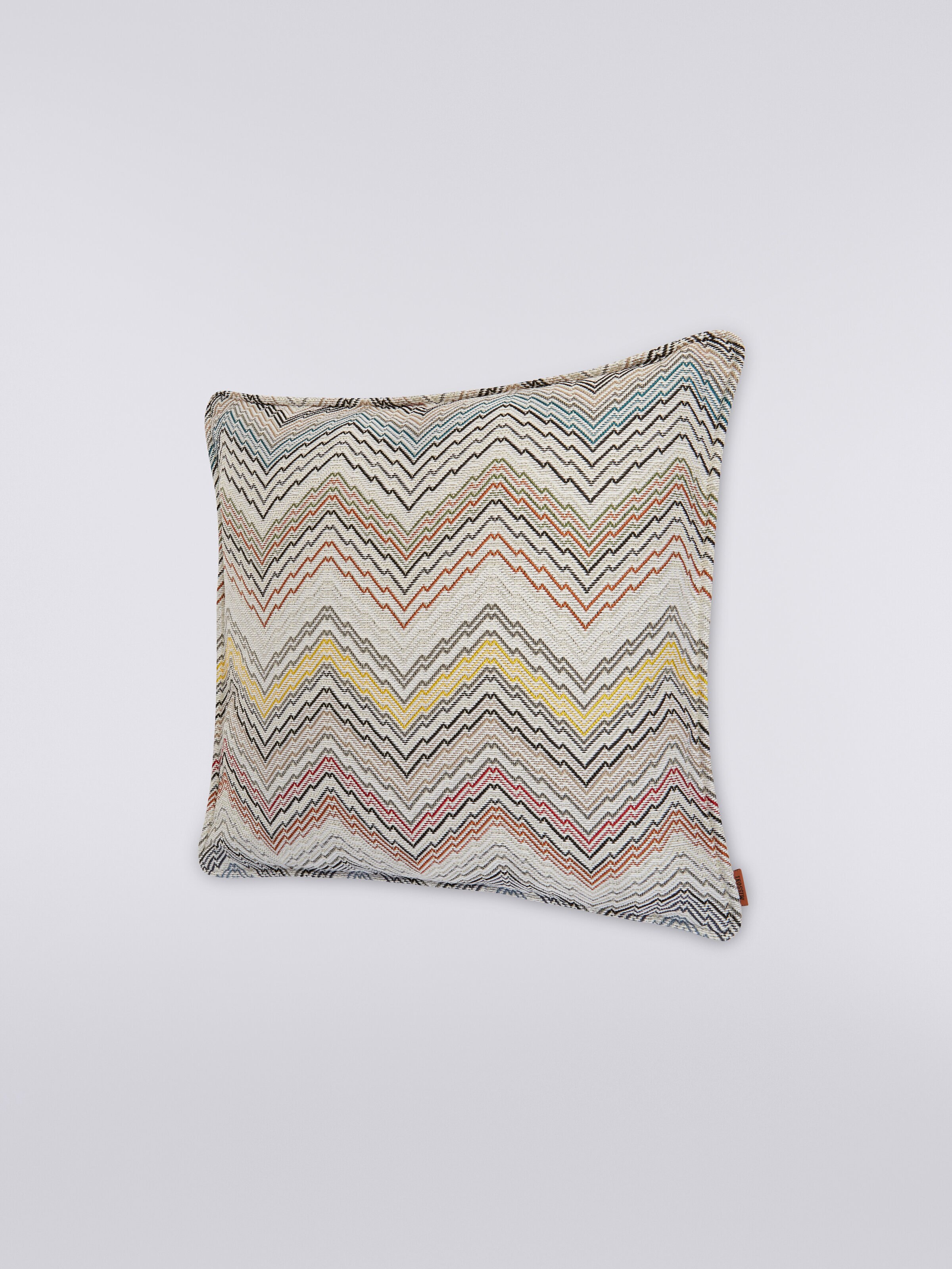 Milano 40x40 cm cushion with knitted effect, White  - 1